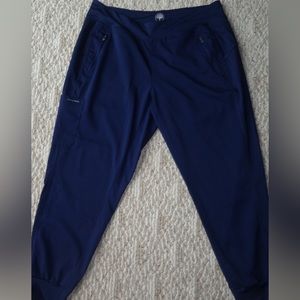 Healing Hands Purple Label Tara Six Pocket Scrub Pants-Navy Blue, Large Piete.